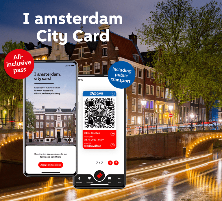 Amsterdam: City Card with Free Entrance & Public Transport