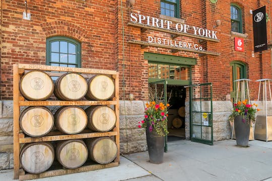 Toronto distillery district exploration game