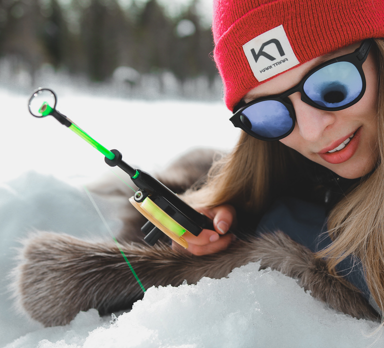 Levi: Finnish Ice Fishing Tour by Car