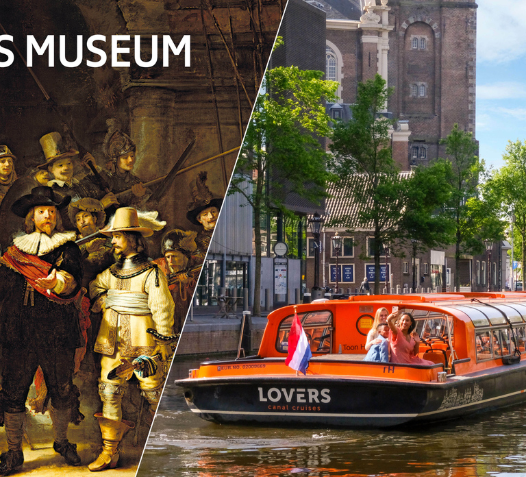 Amsterdam: Rijksmuseum Entry and Canal Cruise