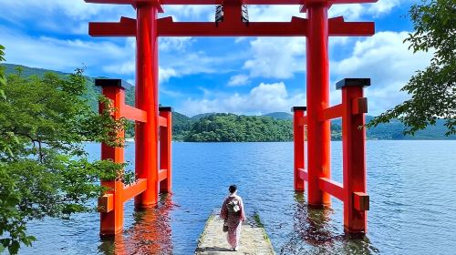 Japan Hakone Shrine aerial cable car + Owakudani + Lake Ashi + Lake Yamanaka Shiratori Hama 1-day tour Day Tours