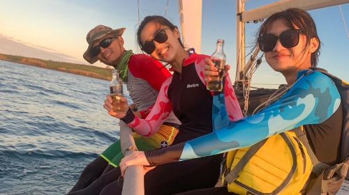 Penghu Sailing | Penghu Whale Cave Sailing Half Day Experience-Self-driving & Sunset SUP