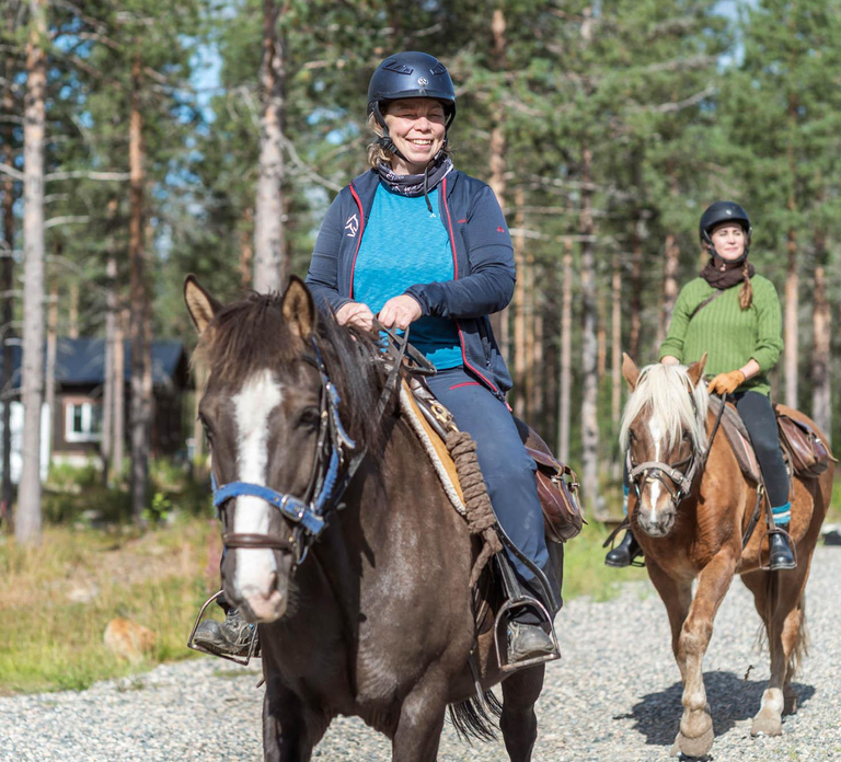 Levi: Horse Riding in the Finnish Forest