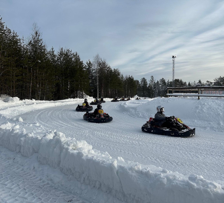 Rovaniemi: Ice Karting Experience