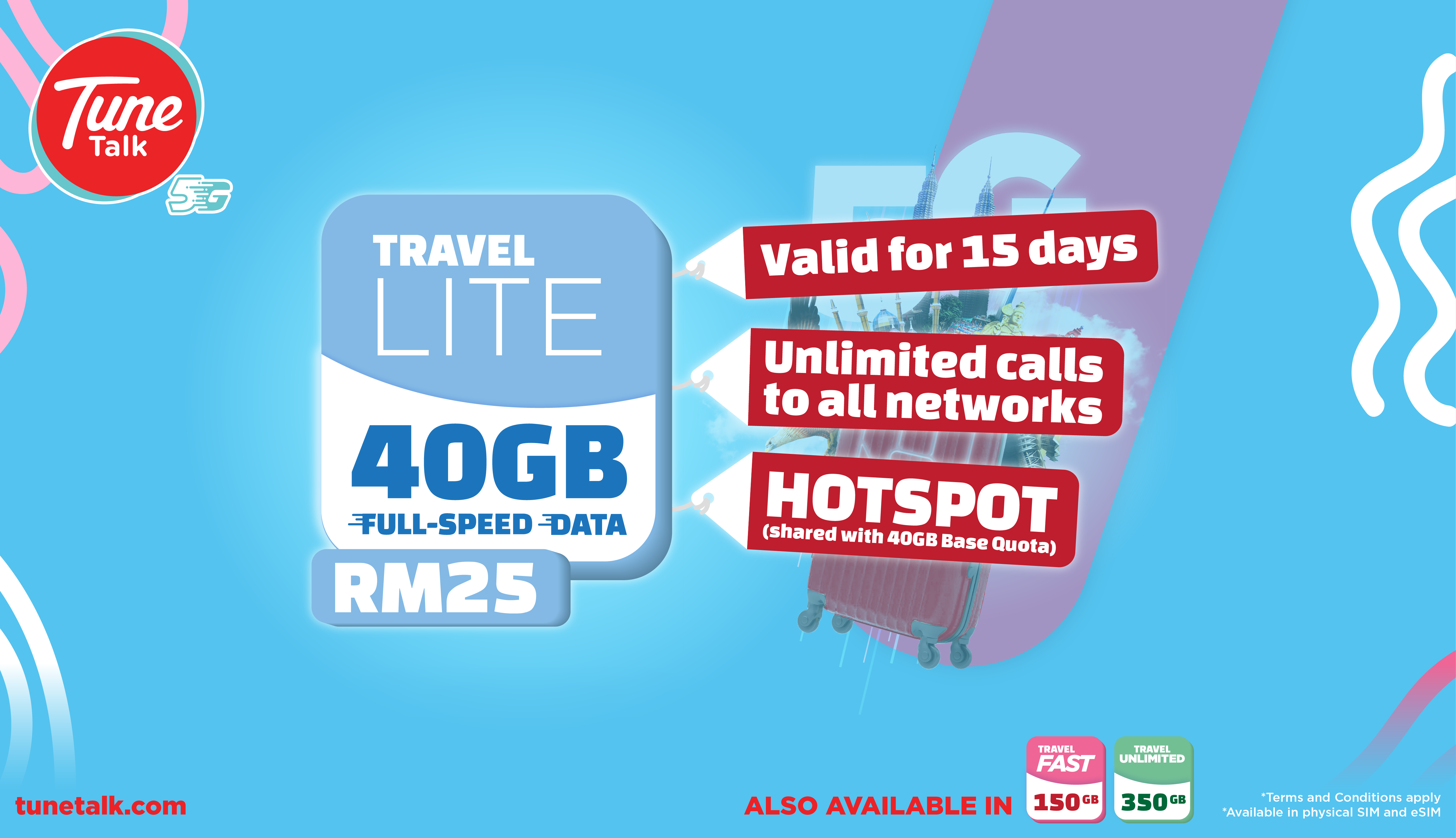 Tune Talk Traveller Sim Card (For Non-Malaysian) - HolidaySG