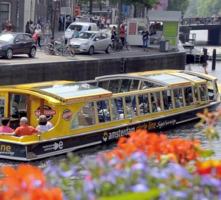 Amsterdam: Canal Cruise depart from Anne Frank House
