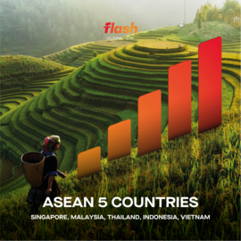 ASEAN 5 Countries eSIM (Singapore, Malaysia, Thailand, Indonesia, Vietnam)