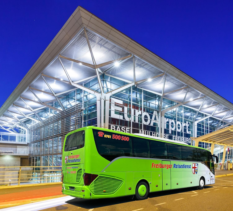 Freiburg: Bus transfer from/to Basel Euro Airport