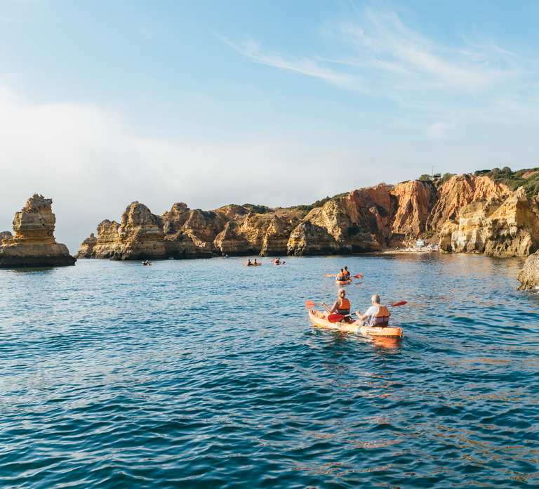 From Lagos: Explore Ponta da Piedade Sea Caves by Kayak