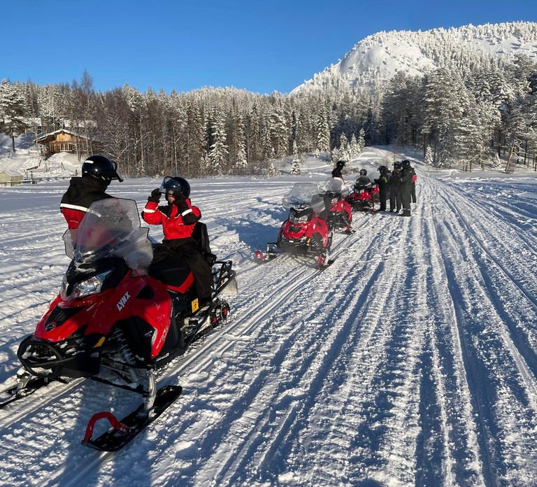 Ruka: Snowmobile Safari and Ice Karting Adventure