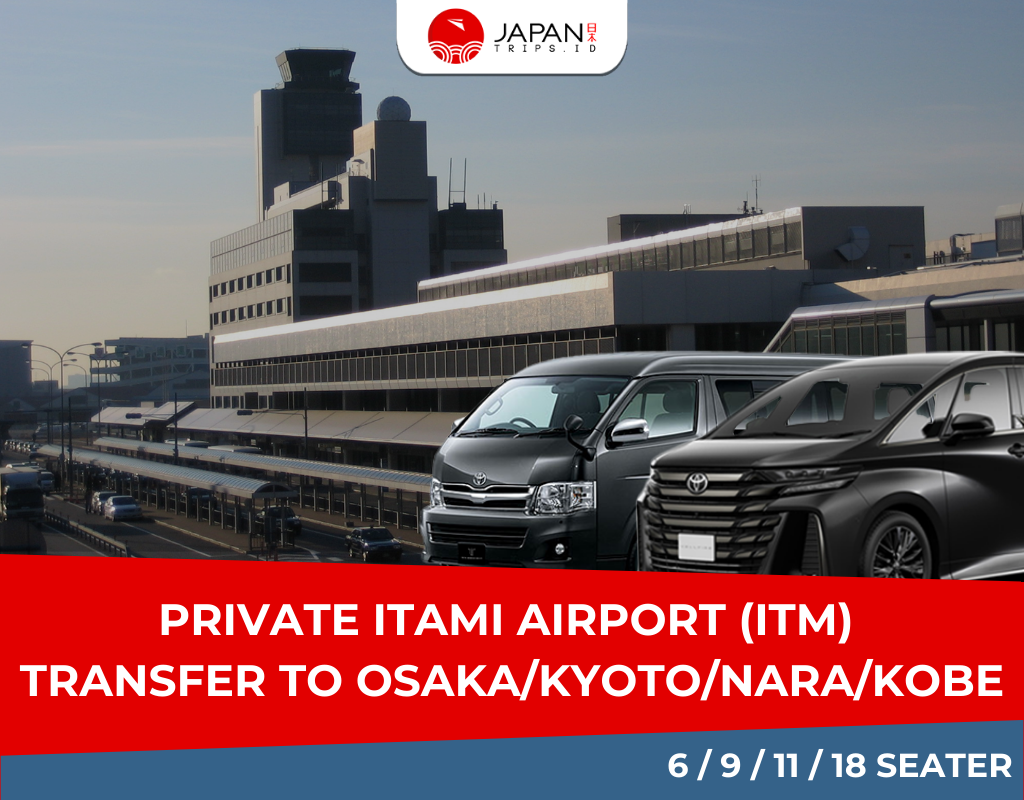 Private Itami Airport Transfer to Osaka/Kyoto/Nara/Kobe (Vice Versa)