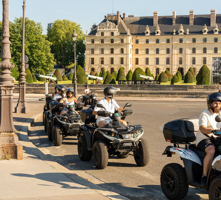 Paris: City Highlights Guided Quad Tour