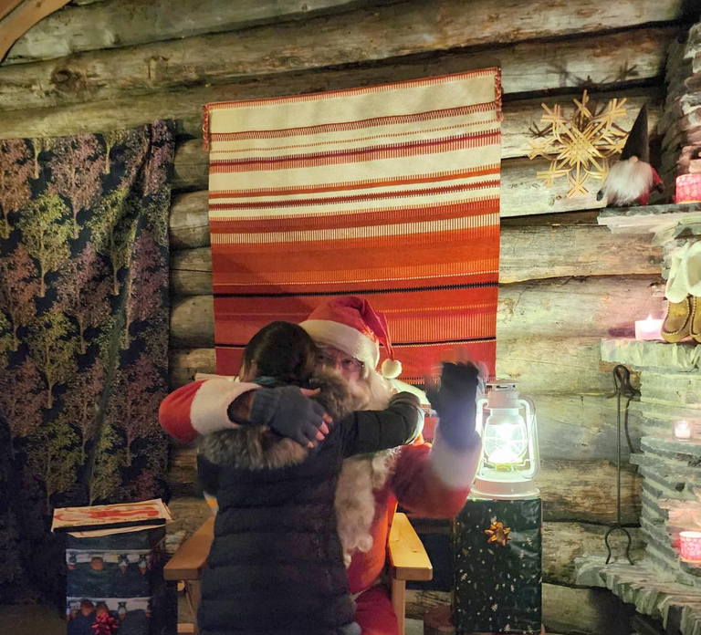 Saariselkä: Visit to Santa´s secret cabin