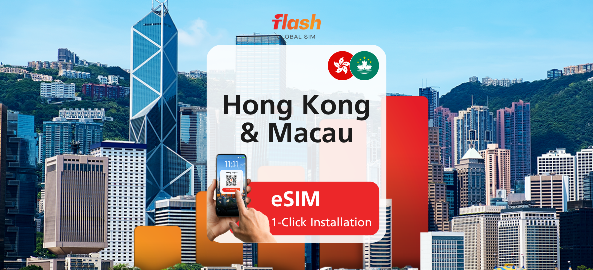 Hong Kong & Macau Unlimited eSIM - HolidaySG