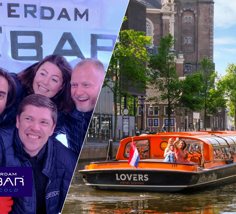 Amsterdam: Canal Cruise and Entrance to Xtracold Icebar