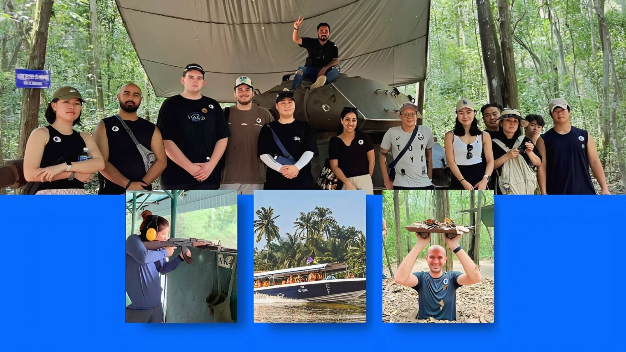 Cu Chi Tunnels by Speedboat Along Saigon River Half-Day