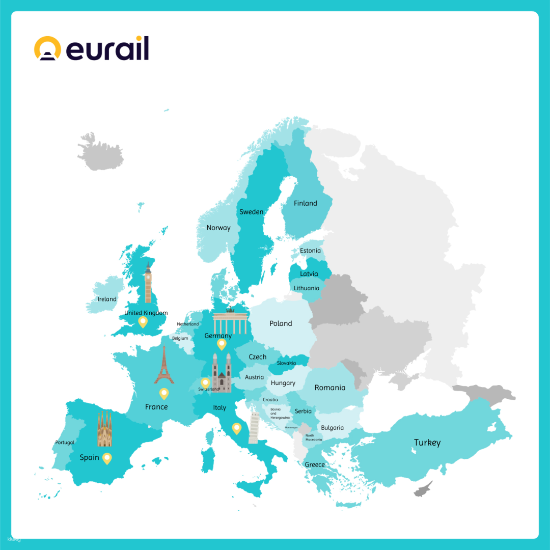 Eurail Global Pass - HolidaySG