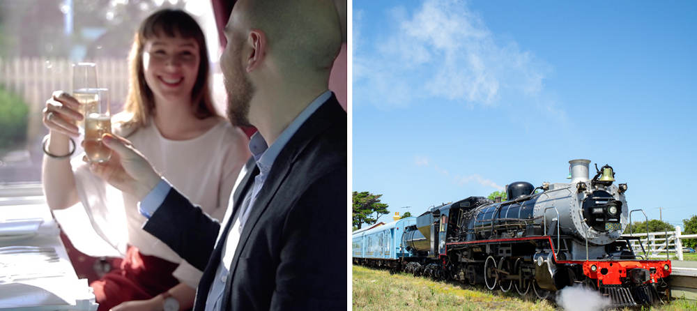 The Q Train - First Class Lunch Departing Queenscliff