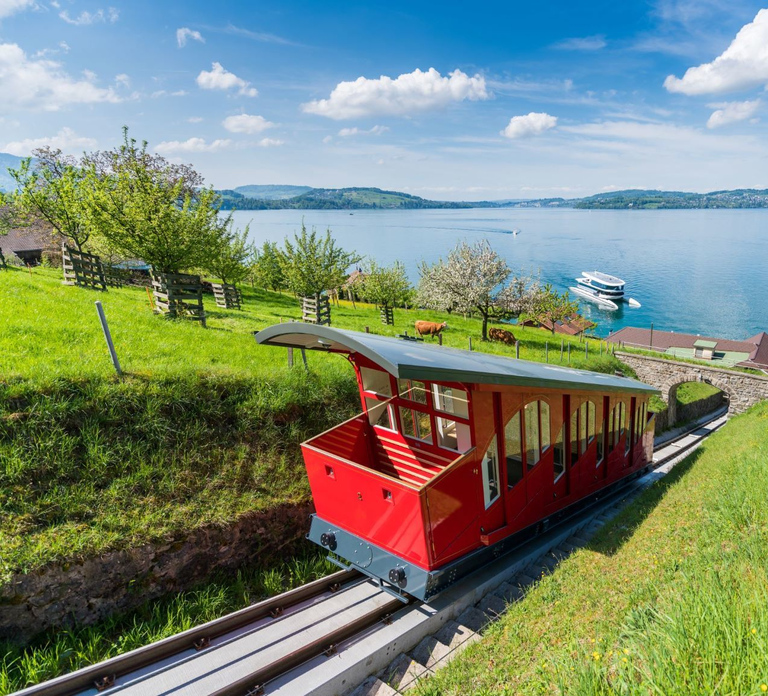 From Lucerne: Mount Bürgenstock by Ferry and Funicular