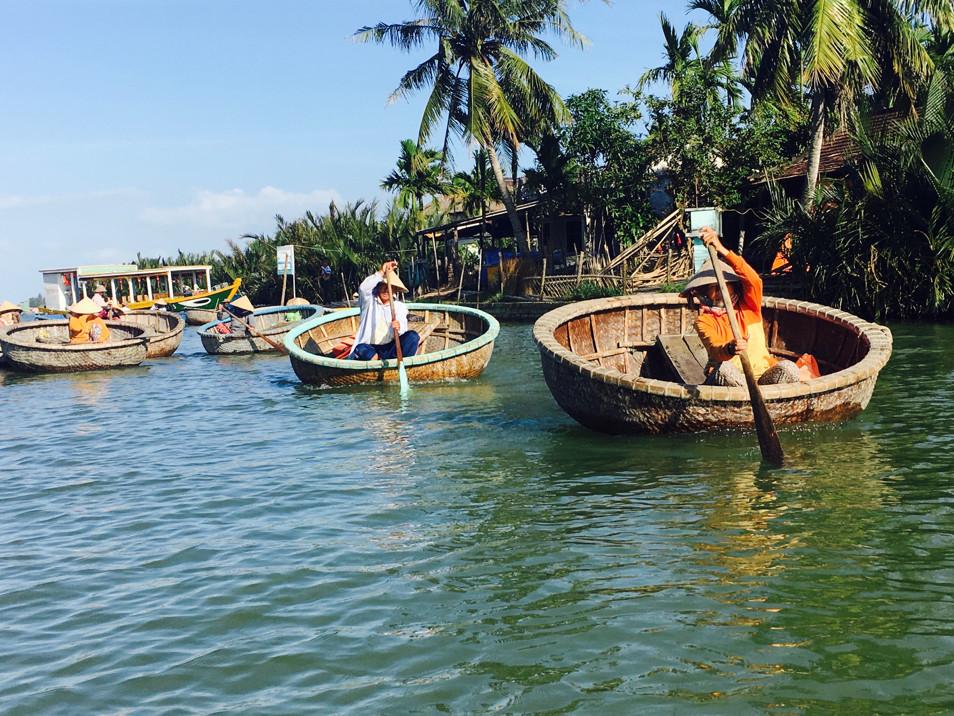 Countryside Bike Tour, Fishing Experience, Basket Boat Riding