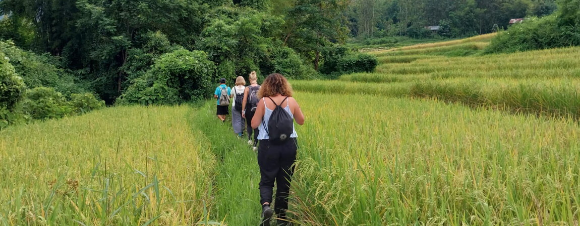 Trekking Longlao To Kuang Si Falls Full Day Private Tour