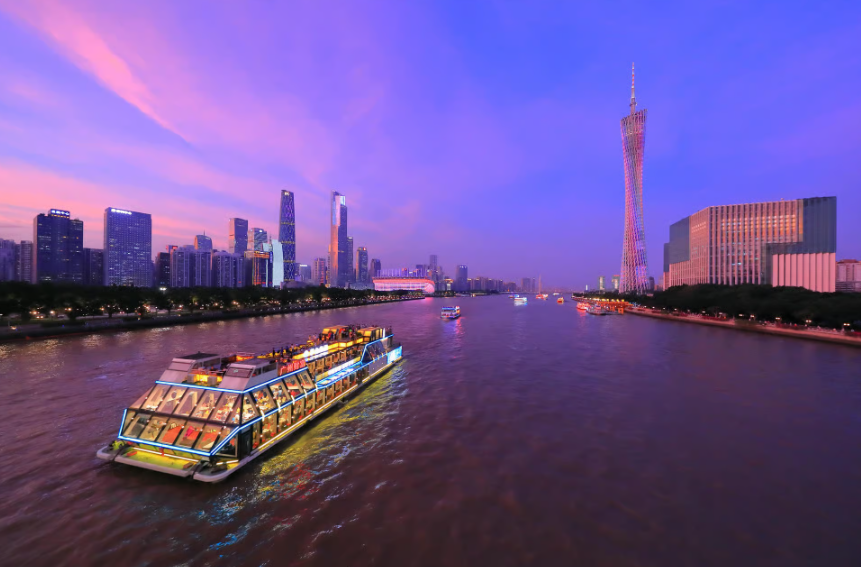 Pearl River Cruise Ticket – Night Views of Canton Tower & Guangzhou Skyline