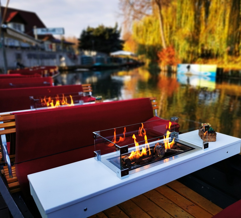 Burg: Spreewald Winter Cruise with Fireplace