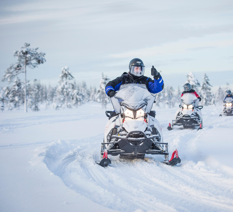 Rovaniemi: Taste of Wilderness Snowmobile Safari