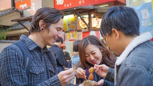 Osaka Local Foodie Walking Tour in Dotonbori and Shinsekai Day Tours
