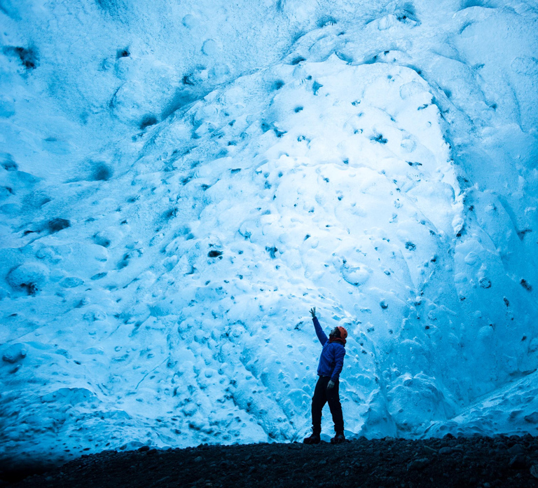 From Jökulsárlón: Crystal Ice Cave Vatnajökull Glacier Tour