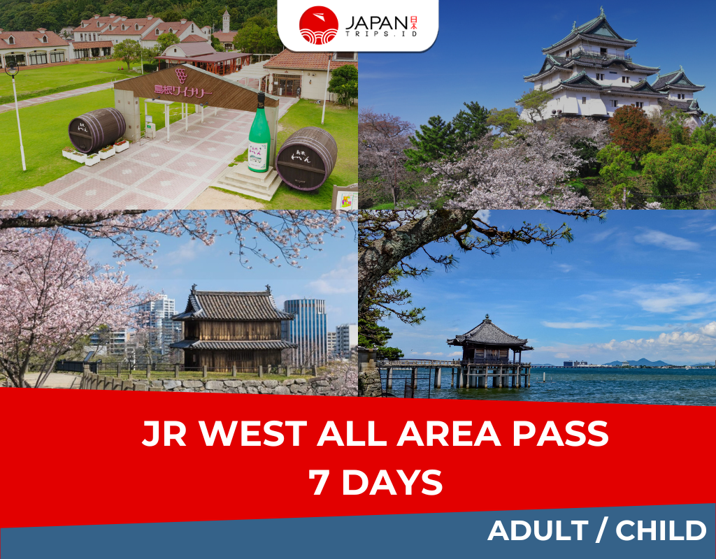 JR West All Area Pass 7 Days | eMCO Electronic Ticket/Voucher