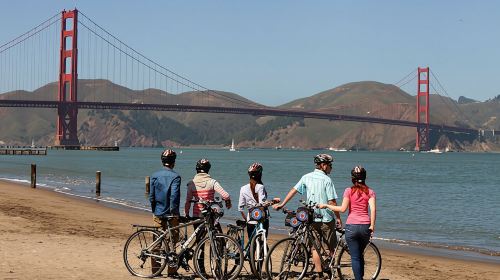 Golden Gate Bridge to Sausalito guided bike tour Day Tours