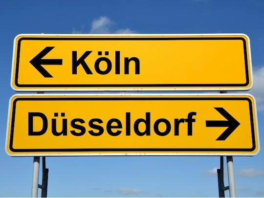 The rivalry between Cologne and Düsseldorf guided tour with snack