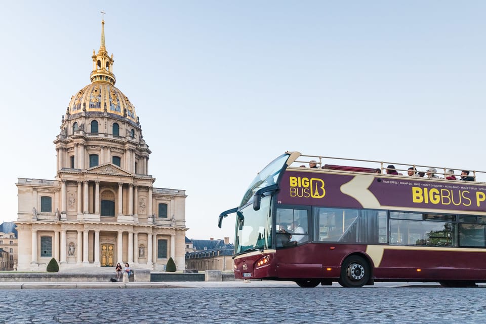 Big Bus Paris: Hop-on Hop-off Tour + Seine River Cruise - HolidaySG