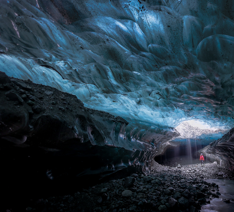 Iceland: Ice Cave Captured with Professional Photos