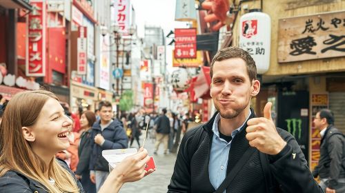 Osaka Street Food Tour with a Local Foodie: Private & 100% Personalized Day Tours