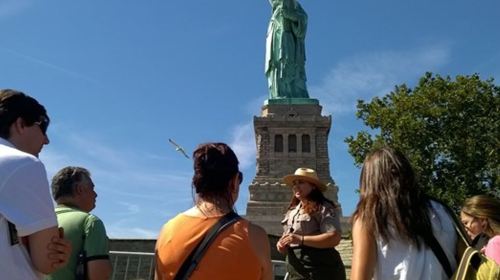 one-day tour to the Statue of Liberty Island in New York City, USA, departing from Battery Park or Liberty State Park Day Tours