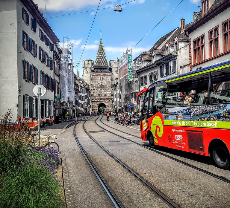 Basel: Sightseeing Bus Tour with Audio Guide