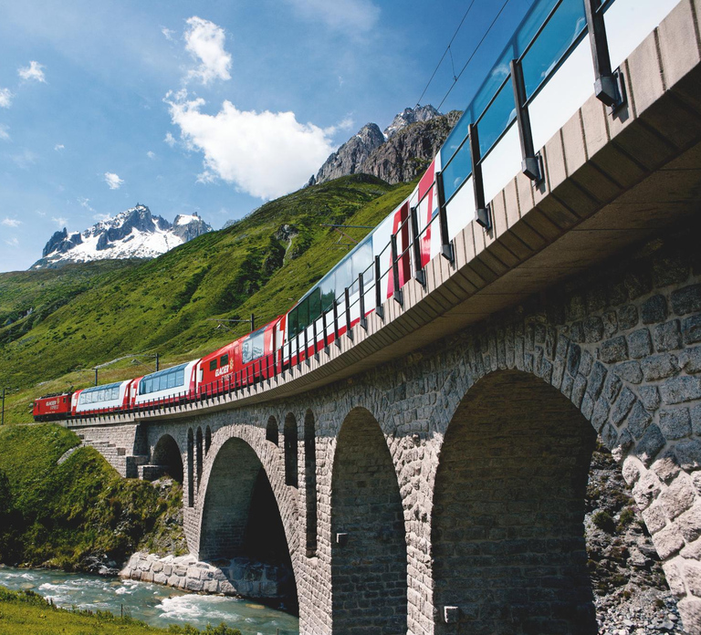 Glacier Express Swiss Alps & Lucerne Tour | From Lucerne