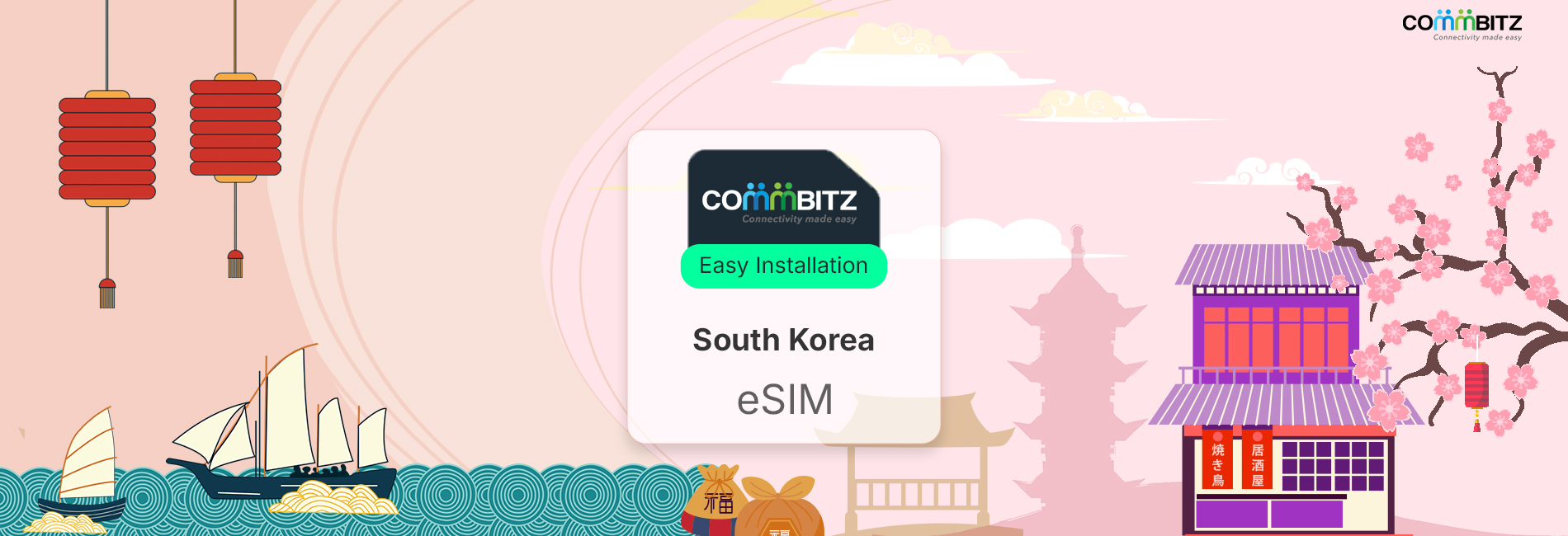 Commbitz South Korea e-SIM Daily - HolidaySG