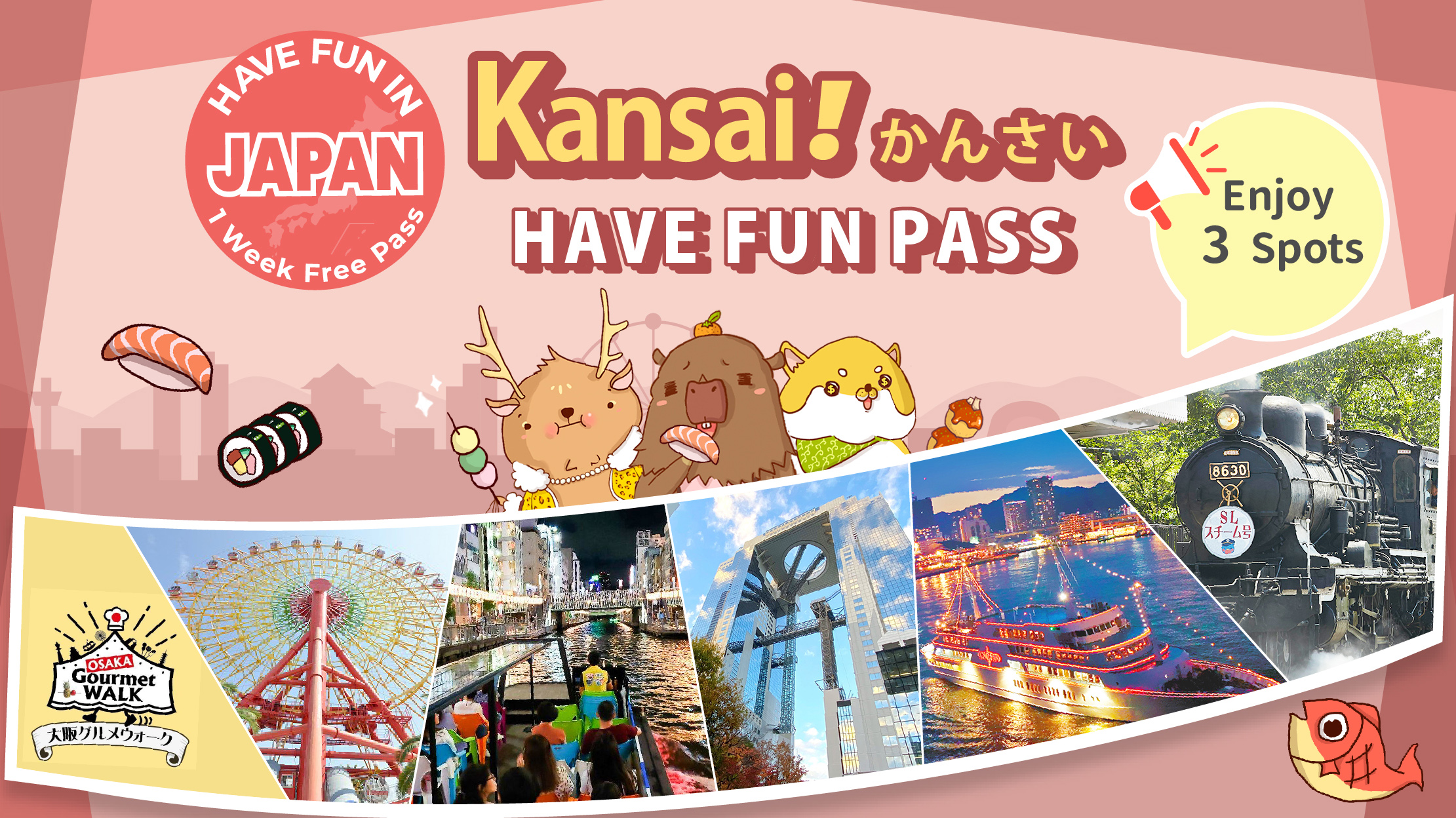 Have Fun in Kansai Pass - HolidaySG
