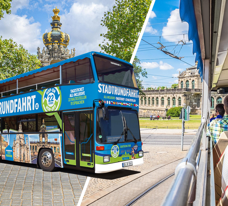 Dresden: 1-Day Hop-On-Hop-Off Bus Tour