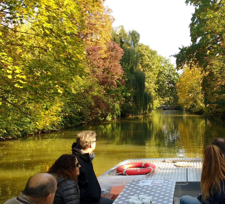 Leipzig: City History Canal Sightseeing Tour on a Motorboat
