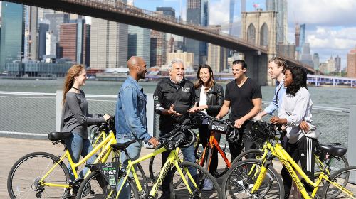 Guided Bike Tour of Lower Manhattan and Brooklyn Bridge 