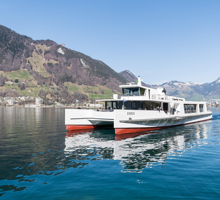 Lucerne: Round-Trip Catamaran Cruise on Lake Lucerne
