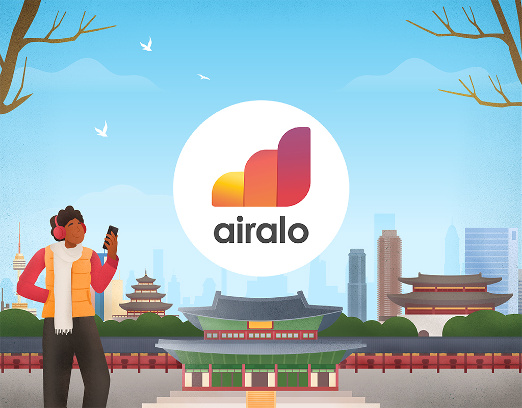 Airalo South Korea  e-Sim Package