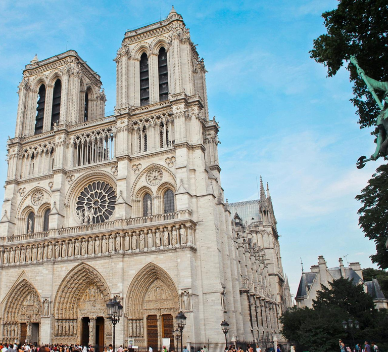 Paris: Notre Dame Exterior Guided Tour with Free Entry