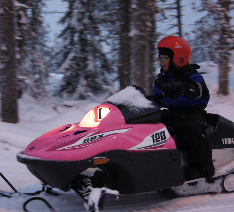Rovaniemi: Family Snowmobile Safari