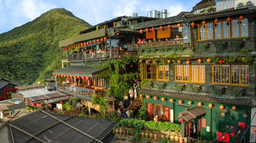 Golden Waterfall + Shifen Old Street + Jiufen Old Street Day Tour [Depart from Taipei] Day Tours