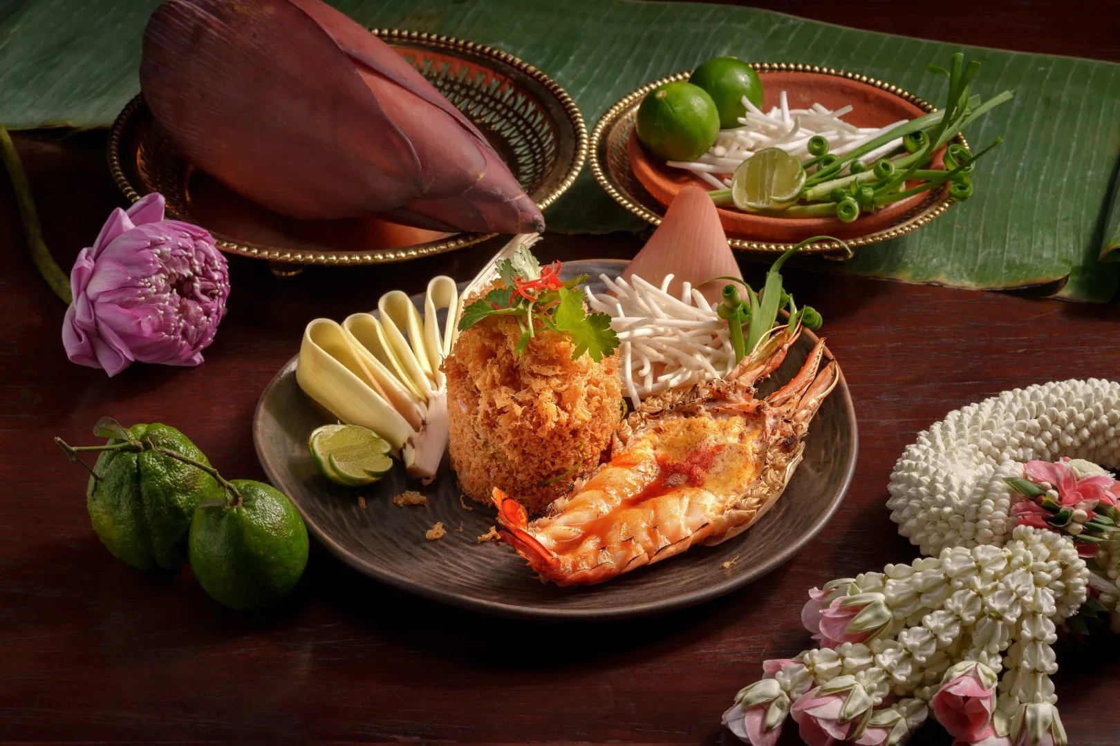 Thai dish served at Saneh Jaan, a one Michelin star restaurant in Bangkok